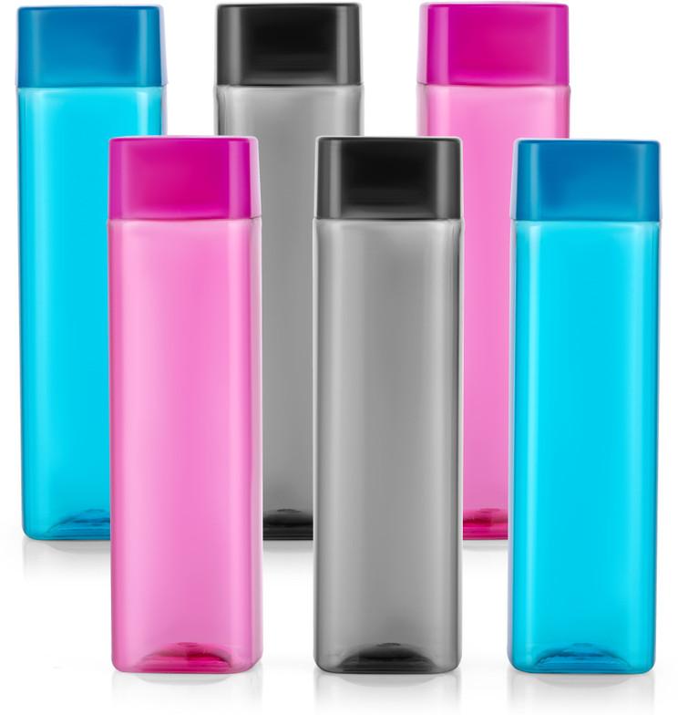 orsale plastic BIG CAP 06 1000 ml Plastic Bottle (Pack of 6, Multicolor)