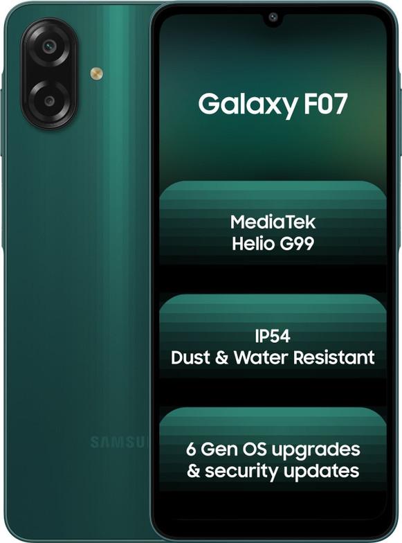 Samsung Galaxy F07 (Green, 64 GB) (4 GB RAM)