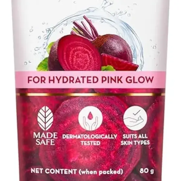 Mamaearth Beetroot Daily Glow Face Cream With Beetroot & Hyaluronic Acid - 80 g | Gives Hydrated Pink Glow | Gives Instant Brightening Effect | Lightweight & Non-Greasy | Natural Glow | For All Skin Types