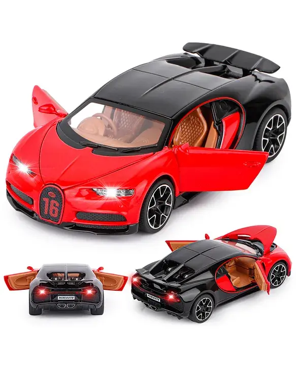 twist n turn 3D Police Friction Car Toy with Lights & Music (White)