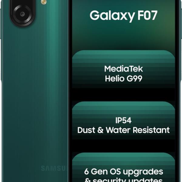 Samsung Galaxy F07 (Green, 64 GB) (4 GB RAM)