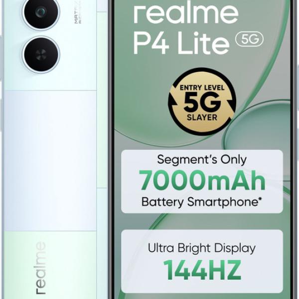 realme P4 Lite 5G (Mosaic Green, 128 GB) (4 GB RAM