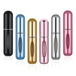 Portable Mini Refillable Perfume Atomizer Bottle, Small Spray Bottle, Cute Empty Fragrance Container for Traveling and